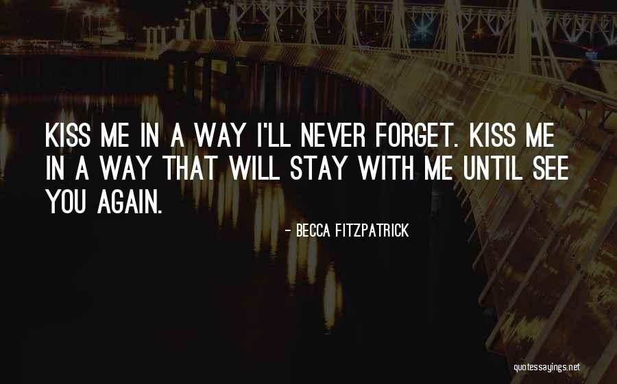 I Will Never See You Again Quotes By Becca Fitzpatrick