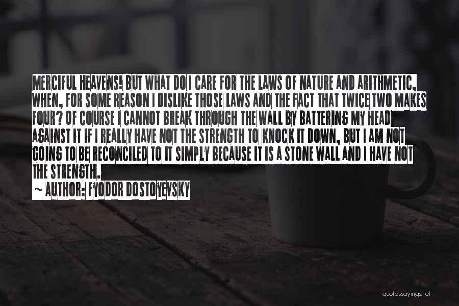 I Will Not Break Down Quotes By Fyodor Dostoyevsky