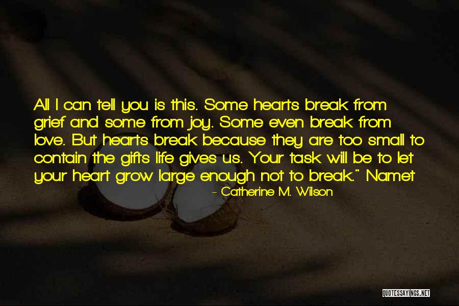 I Will Not Break Your Heart Quotes By Catherine M. Wilson I Will Not Break Your Heart Quotes By Catherine M. Wilson