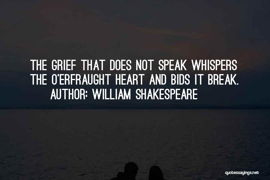 I Will Not Break Your Heart Quotes By William Shakespeare