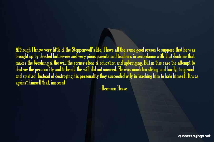 I Will Not Hate Quotes By Hermann Hesse