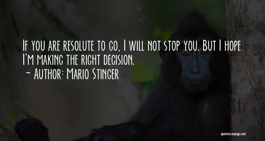 I Will Not Surrender Quotes By Mario Stinger