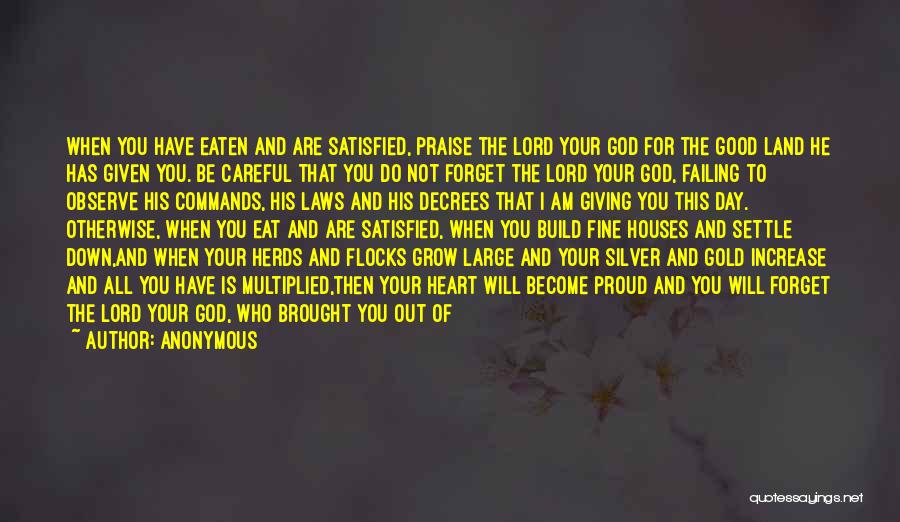 I Will Praise The Lord Quotes By Anonymous