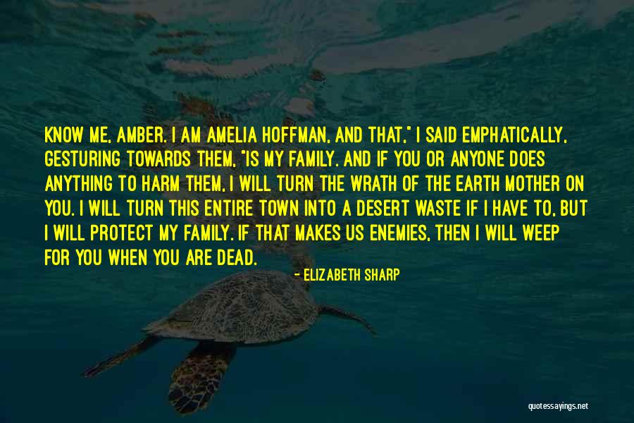I Will Protect My Family Quotes By Elizabeth Sharp I Will Protect My Family Quotes By Elizabeth Sharp