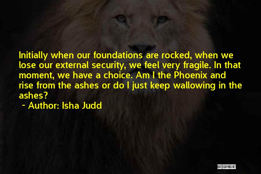 I Will Rise From The Ashes Quotes By Isha Judd