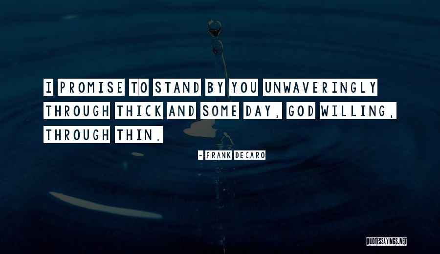 I Will Stand By You Quotes By Frank DeCaro I Will Stand By You Quotes By Frank DeCaro