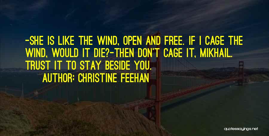 I Will Stay Beside You Quotes By Christine Feehan