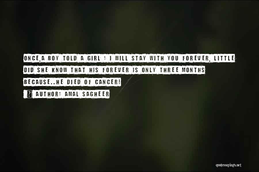 I Will Stay Love Quotes By Amal Sagheer