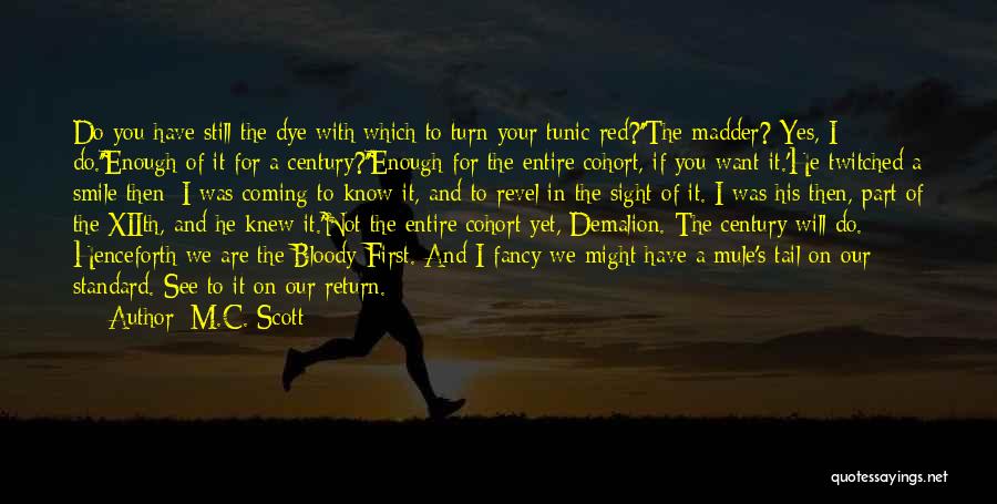 I Will Still Smile Quotes By M.C. Scott