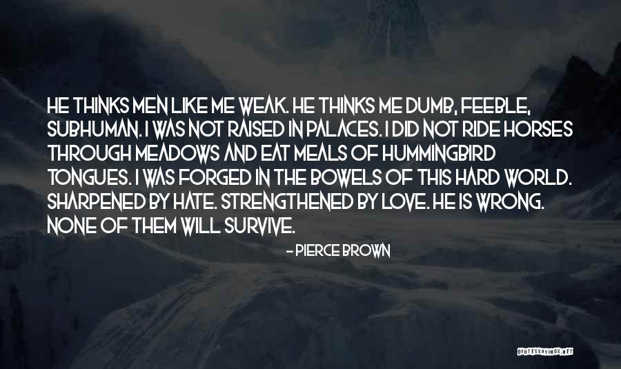 I Will Survive Love Quotes By Pierce Brown