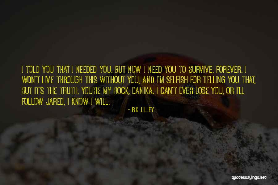 I Will Survive Without You Quotes By R.K. Lilley I Will Survive Without You Quotes By R.K. Lilley