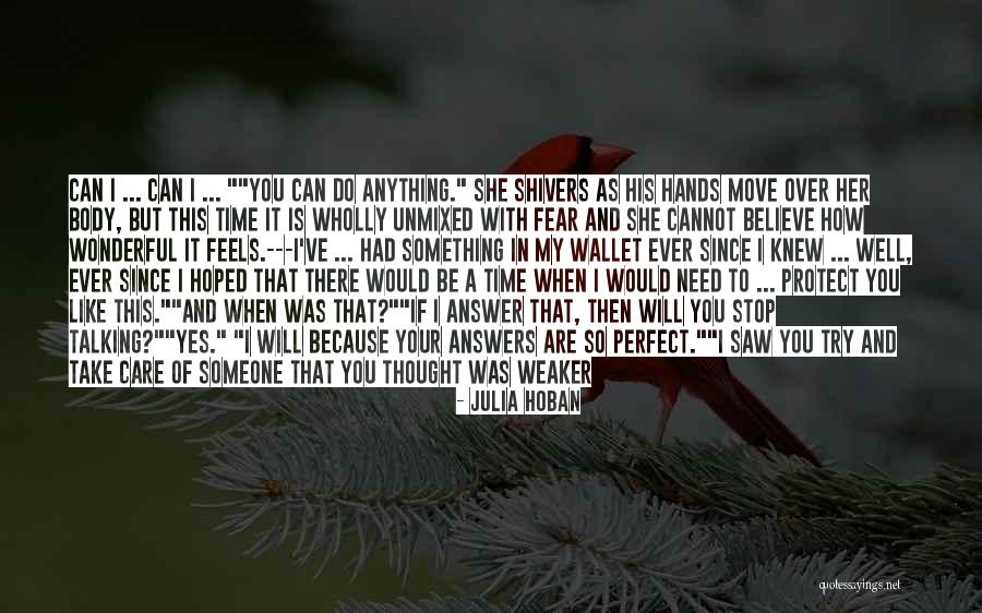 I Will Take Care Of Her Quotes By Julia Hoban I Will Take Care Of Her Quotes By Julia Hoban