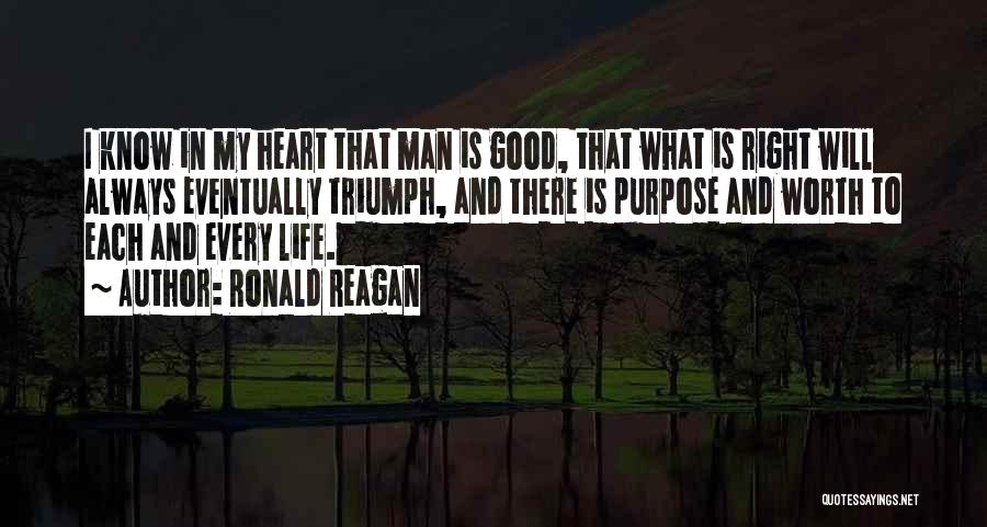 I Will Triumph Quotes By Ronald Reagan