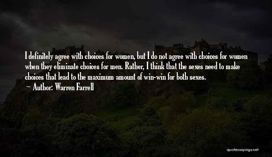 I Will Win Definitely Quotes By Warren Farrell