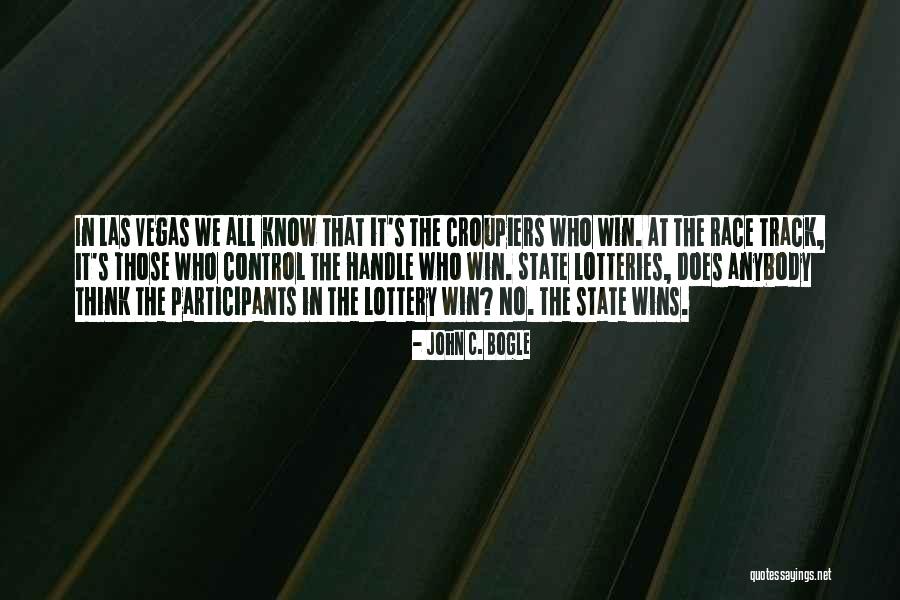 I Will Win The Race Quotes By John C. Bogle