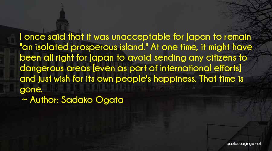 I Wish Happiness Quotes By Sadako Ogata