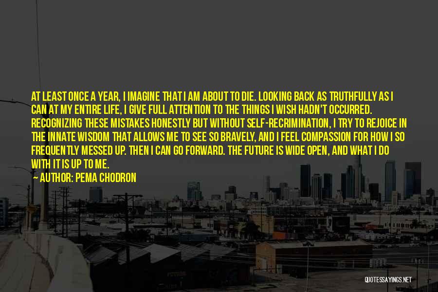 I Wish I Can Go Back Quotes By Pema Chodron
