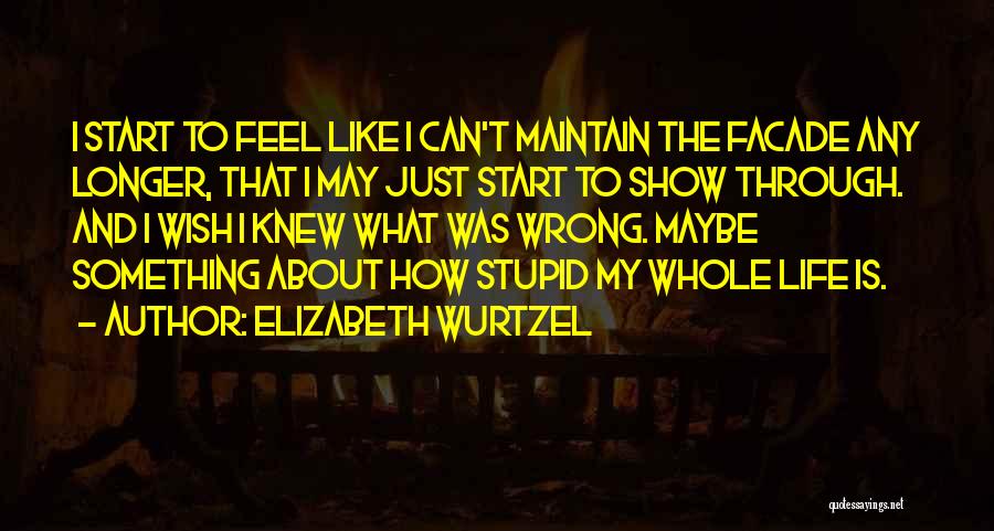 I Wish I Knew Quotes By Elizabeth Wurtzel