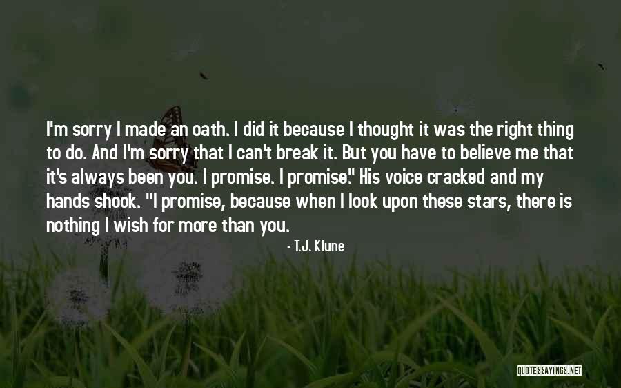 I Wish It Was Me And You Quotes By T.J. Klune I Wish It Was Me And You Quotes By T.J. Klune