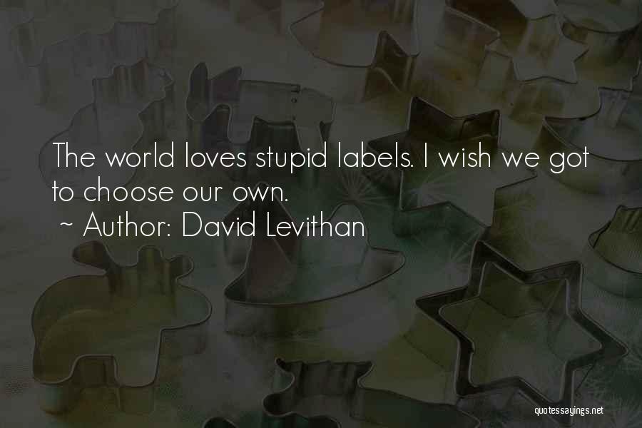 I Wish Quotes By David Levithan