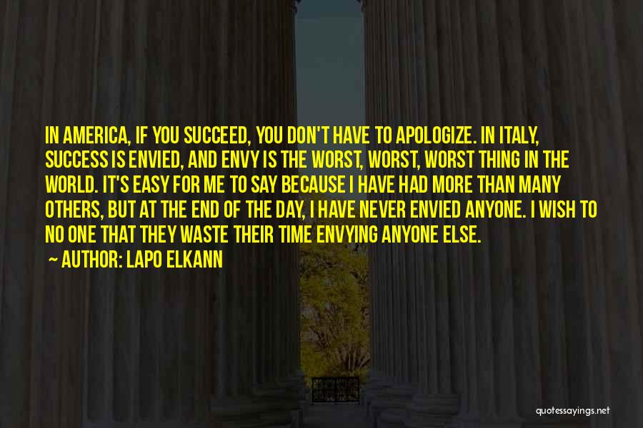 I Wish Success Quotes By Lapo Elkann