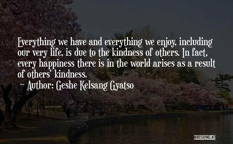 I Wish You All The Happiness Quotes By Geshe Kelsang Gyatso