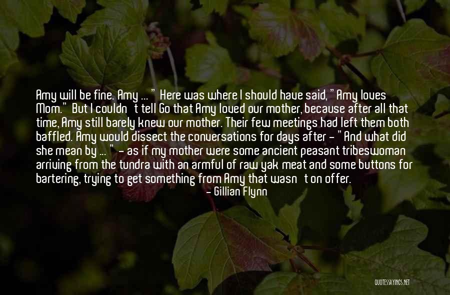 I Wish You Knew I Loved You Quotes By Gillian Flynn I Wish You Knew I Loved You Quotes By Gillian Flynn