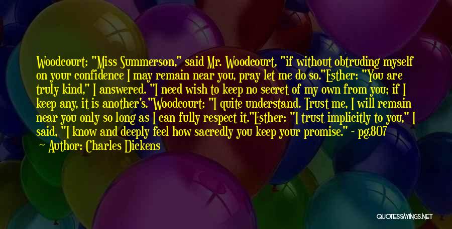 I Wish You Miss Me Quotes By Charles Dickens