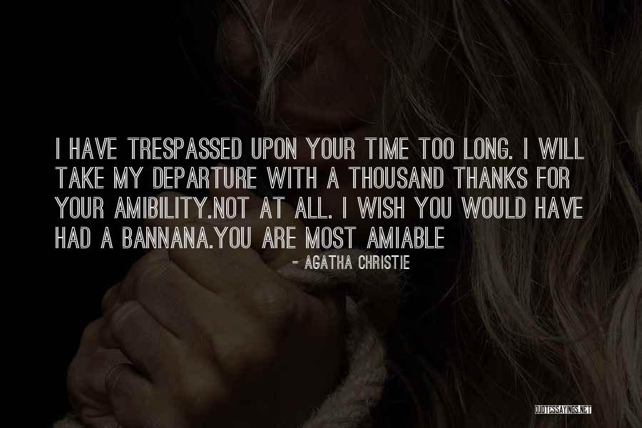 I Wish You Quotes By Agatha Christie