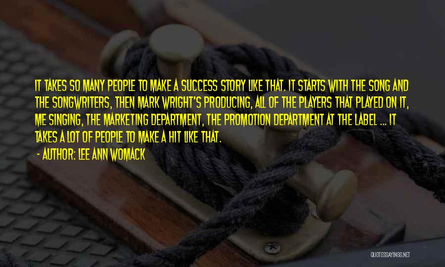 I Wish You Success Quotes By Lee Ann Womack