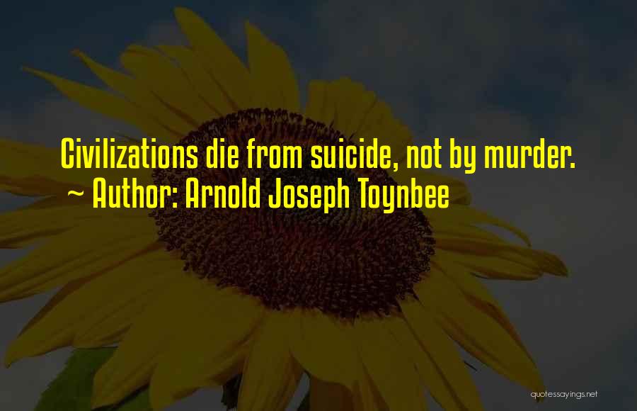 I Wish You Would Die Quotes By Arnold Joseph Toynbee