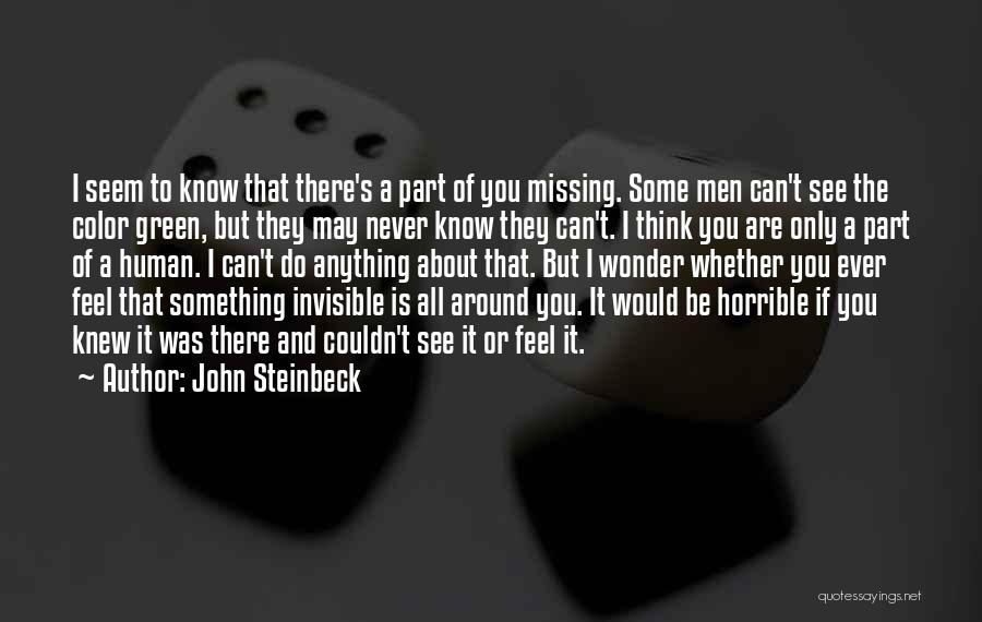 I Wonder About You Quotes By John Steinbeck
