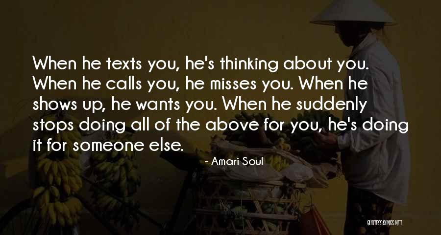 I Wonder If He Misses Me Quotes By Amari Soul I Wonder If He Misses Me Quotes By Amari Soul