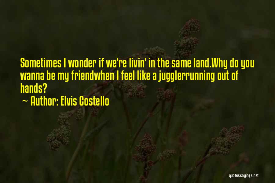 I Wonder If Quotes By Elvis Costello