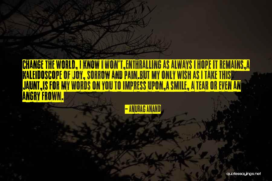 I Won't Change Quotes By Anurag Anand I Won't Change Quotes By Anurag Anand
