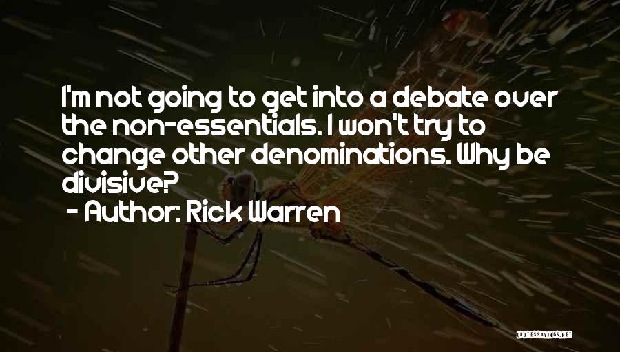 I Won't Change Quotes By Rick Warren