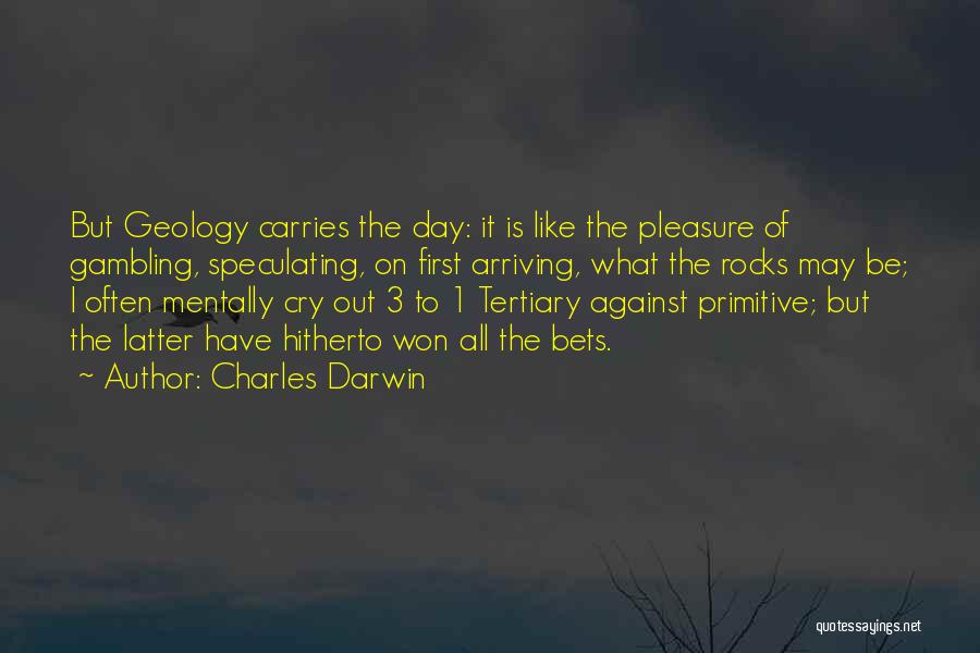 I Won't Cry Quotes By Charles Darwin