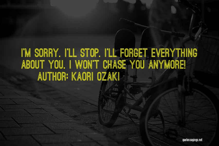 I Won't Forget Quotes By Kaori Ozaki