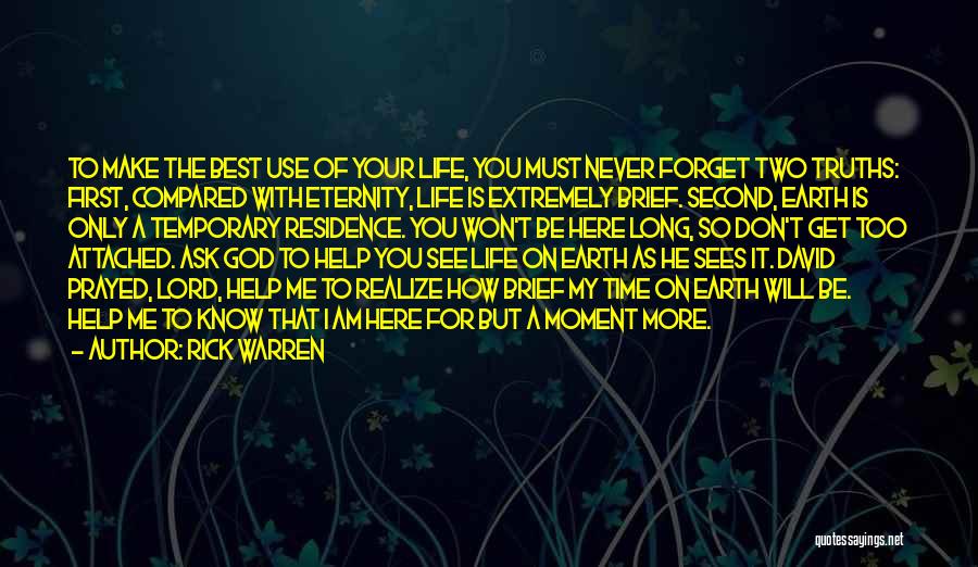 I Won't Forget Quotes By Rick Warren