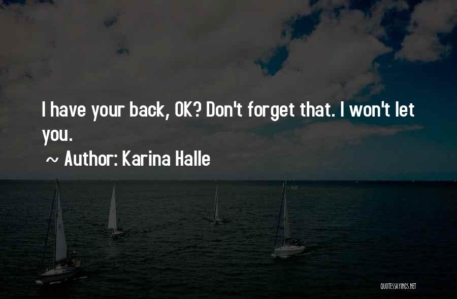 I Won't Forget You Quotes By Karina Halle