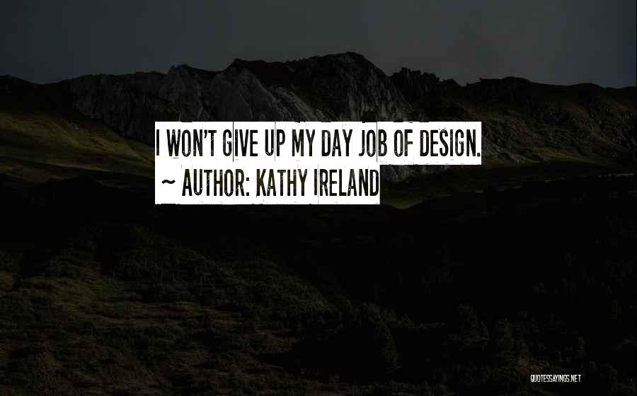 I Won't Give Up Quotes By Kathy Ireland