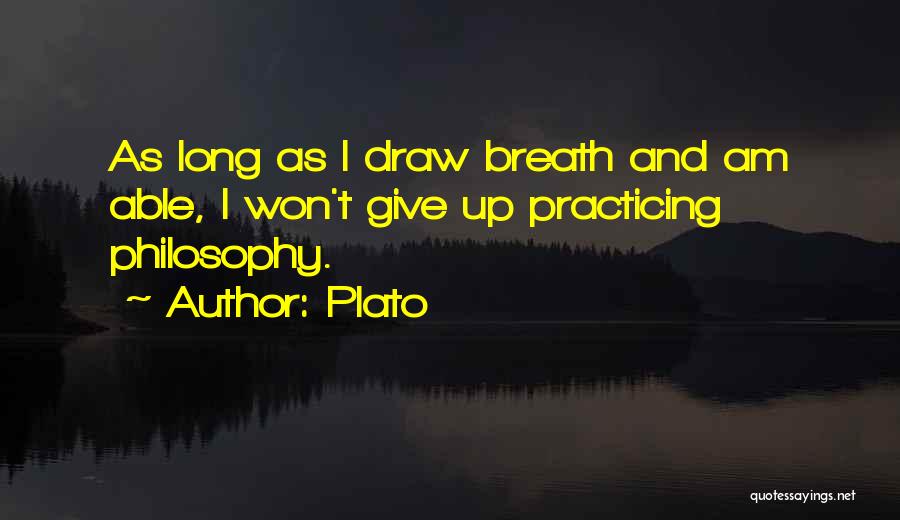 I Won't Give Up Quotes By Plato