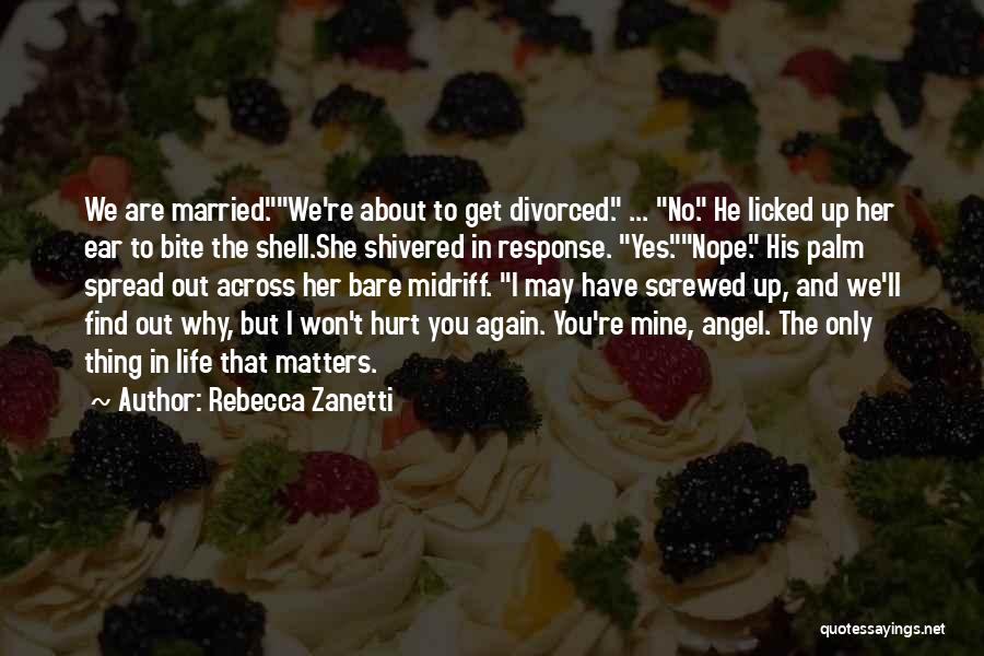 I Won't Hurt You Again Quotes By Rebecca Zanetti