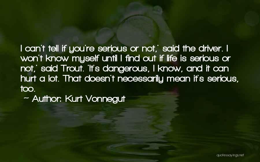 I Won't Hurt You Quotes By Kurt Vonnegut