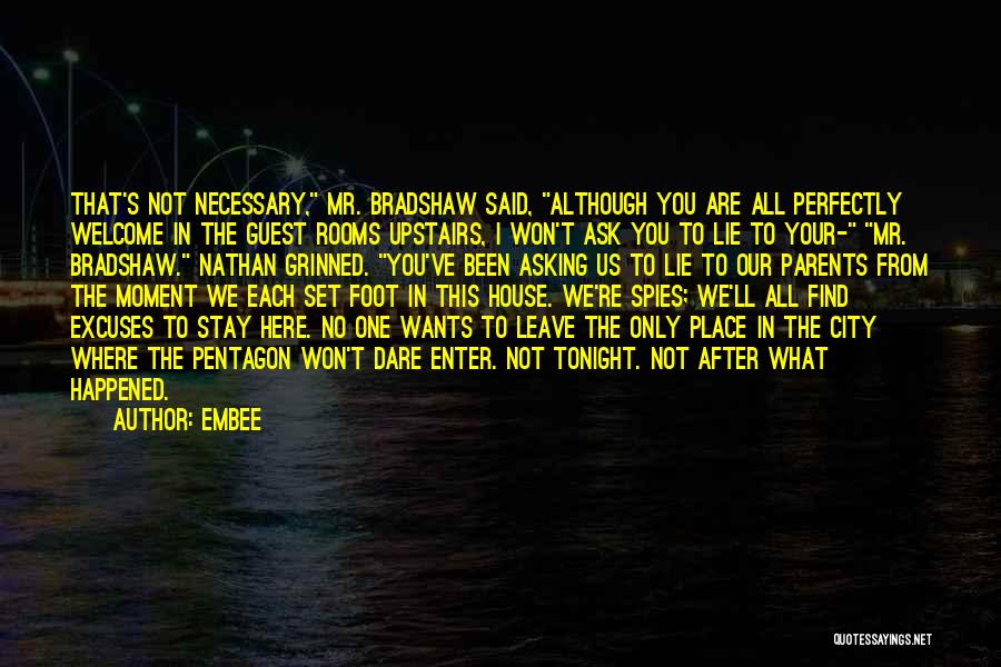 I Won't Leave You Quotes By Embee