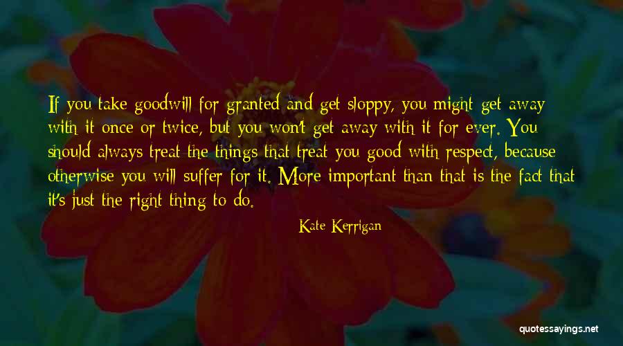 I Won't Take You For Granted Quotes By Kate Kerrigan