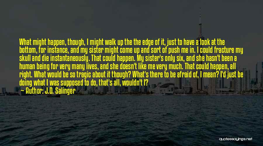 I Would Die For My Sister Quotes By J.D. Salinger