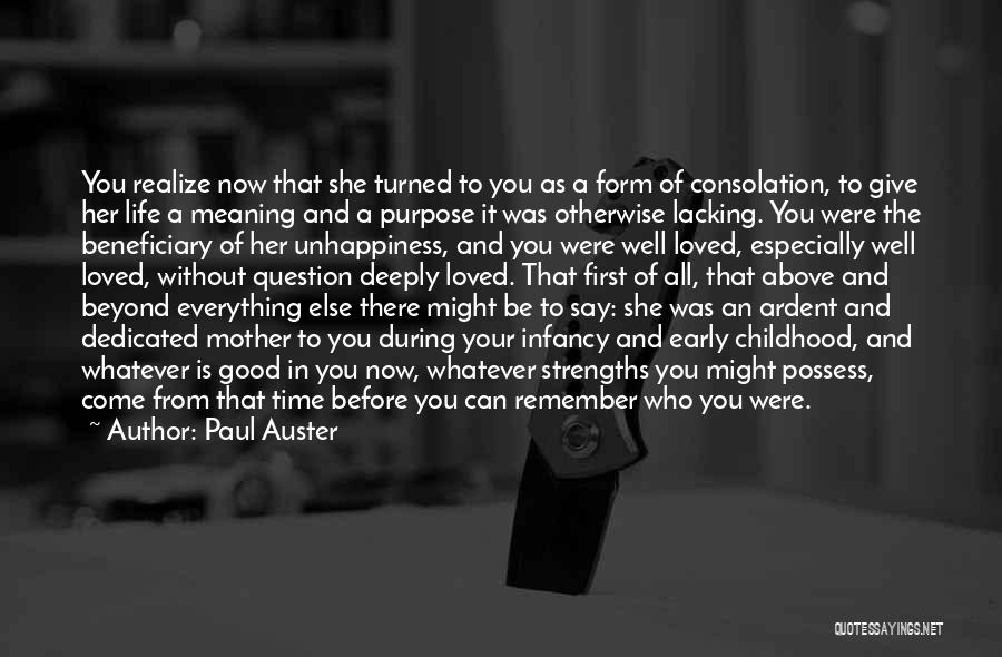 I Would Give Up Everything For You Quotes By Paul Auster