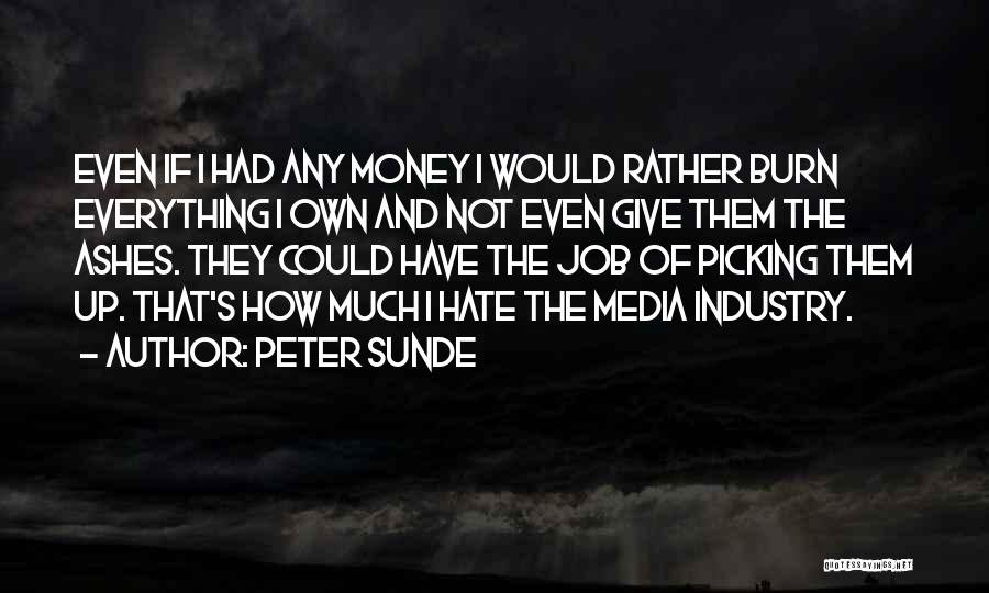 I Would Give Up Everything Quotes By Peter Sunde