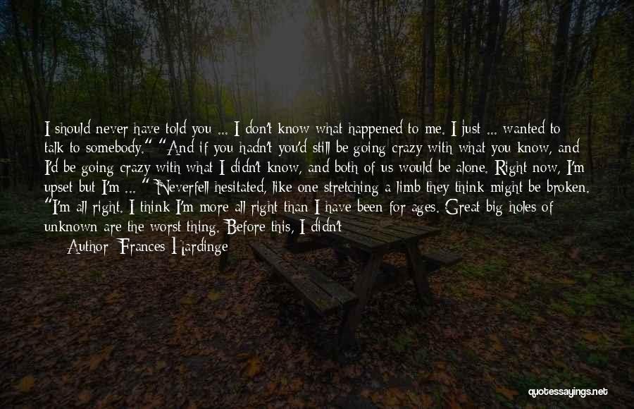 I Would Like To Talk To You Quotes By Frances Hardinge